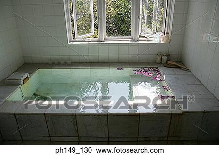 High angle view of a bathtub in the bathroom View Large Photo Image Stock Image - High angle view of a bathtub in the bathroom. Fotosearch