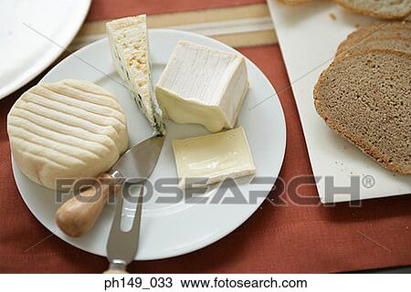 High angle view of assorted cheese and butter in a plate View Large Photo Image Stock Image - High angle view of assorted cheese and butter in a plate. Fotosearch