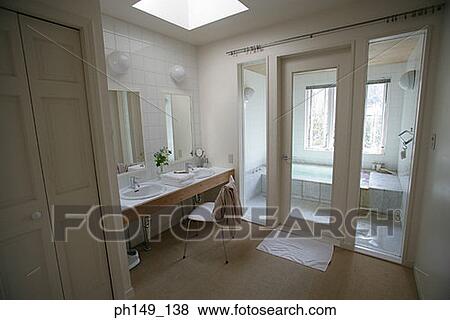 Interiors of a bathroom View Large Photo Image Stock Photo - Interiors of a bathroom. Fotosearch