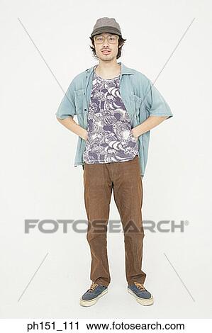 Portrait of a young man posing View Large Photo Image Stock Image - Portrait of a young man posing. Fotosearch