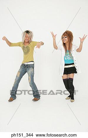 Picture - Young couple dancing. Fotosearch