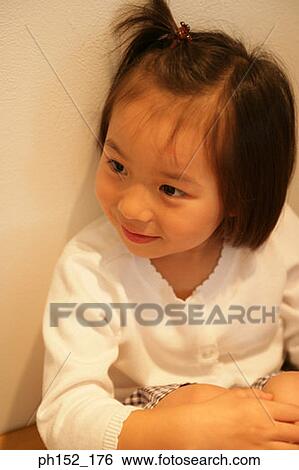 Stock Photograph - Close-up of a girl. Fotosearch