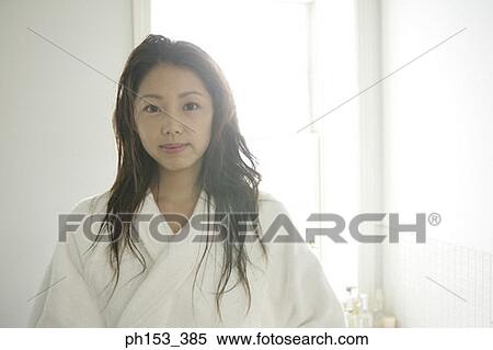 Stock Photography - Portrait of a young woman. Fotosearch