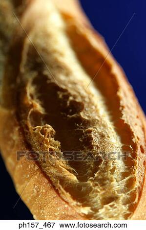 Baguette, close-up View Large Photo Image Stock Photo - Baguette, close-up. Fotosearch