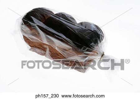 Bread wrapped in plastic View Large Photo Image Stock Image - Bread wrapped in plastic. Fotosearch