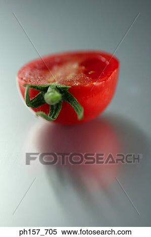 Cherry tomatoe, halved View Large Photo Image Stock Photography - Cherry tomatoe, halved. Fotosearch
