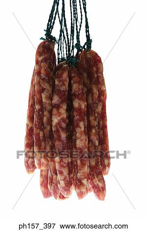 Stock Photo - Chinese sausages. Fotosearch