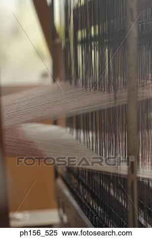 Close-up of a loom View Large Photo Image Stock Photography - Close-up of a loom. Fotosearch