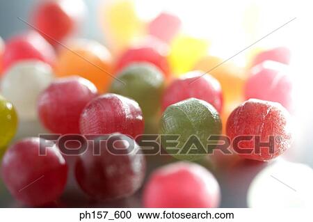 Stock Image - Colorful candies. Fotosearch