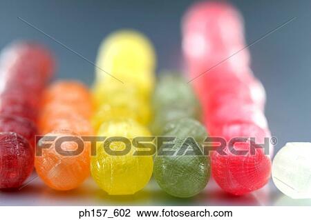 Stock Image - Colorful candies. Fotosearch