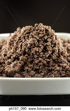 Cooked ground meat View Large Photo Image Stock Image - Cooked ground meat. Fotosearch