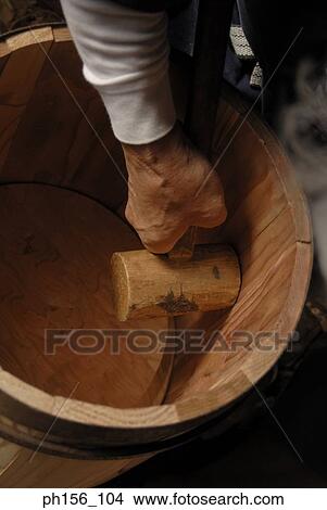 High angle view of a barrel and a hammer View Large Photo Image Picture - High angle view of a barrel and a hammer. Fotosearch