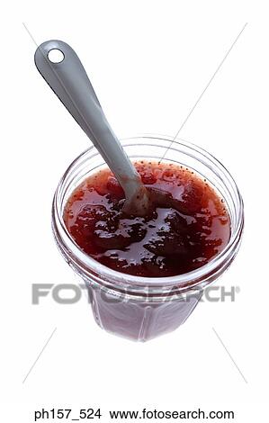 Jam in a container View Large Photo Image Picture - Jam in a container. Fotosearch