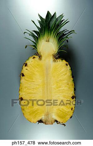 Pineapple, cross section View Large Photo Image Stock Photo - Pineapple, cross section. Fotosearch