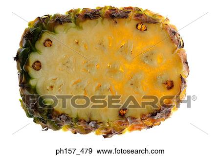 Pineapple, cross section View Large Photo Image Stock Photo - Pineapple, cross section. Fotosearch