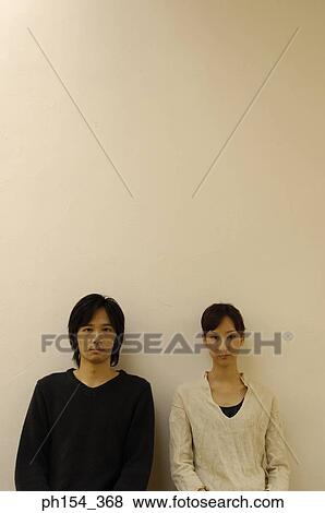 Portrait of a young couple View Large Photo Image Stock Photo - Portrait of a young couple. Fotosearch