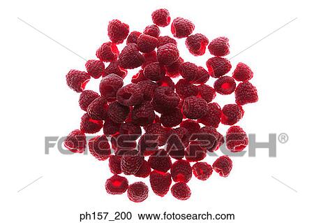 Stock Image - Raspberries. Fotosearch