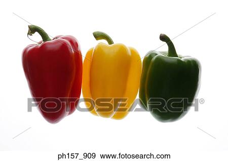 Red, yellow and green pepper View Large Photo Image Stock Photo - Red, yellow and green pepper. Fotosearch