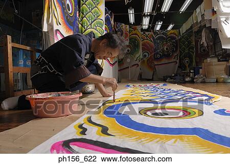 Side profile of a painter painting View Large Photo Image Stock Image - Side profile of a painter painting. Fotosearch