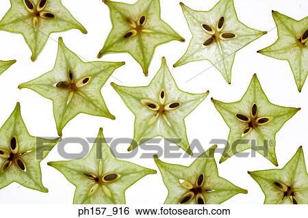 Star fruit, cross section View Large Photo Image Stock Photograph - Star fruit, cross section. Fotosearch