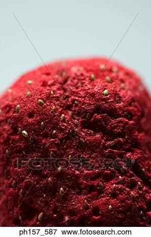 Strawberry, close-up View Large Photo Image Stock Photo - Strawberry, close-up. Fotosearch