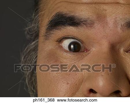 Mature man with eyes wide open View Large Photo Image Stock Photo - Mature man with eyes wide open. Fotosearch