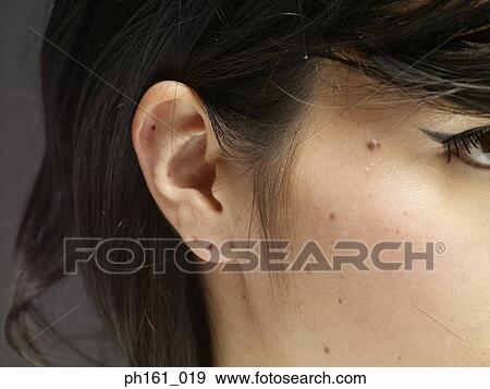 Stock Photo - Profile of a woman's face. Fotosearch