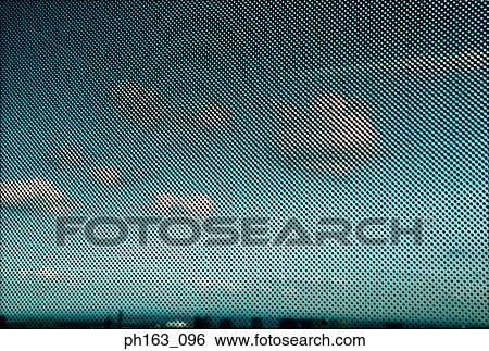 Stock Photograph - View of cloud through a cover. Fotosearch
