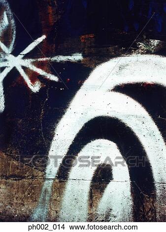 Picture - Graffiti on wall. Fotosearch