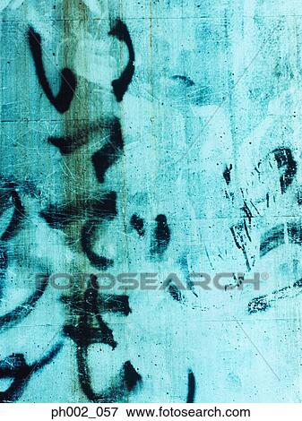Stock Photo - Graffiti on wall. Fotosearch