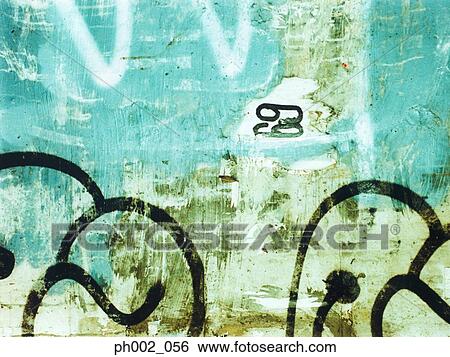 Graffiti on wall View Large Photo Image Stock Photograph - Graffiti on wall. Fotosearch