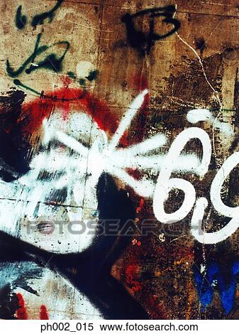 Graffiti on wall View Large Photo Image Stock Photography - Graffiti on wall. Fotosearch
