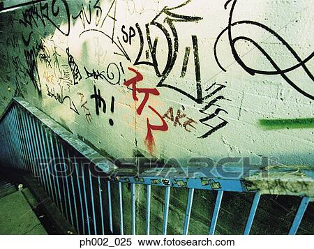 Graffiti on wall View Large Photo Image Stock Photography - Graffiti on wall. Fotosearch