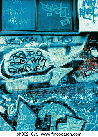 Graffiti on wall View Large Photo Image Stock Photography - Graffiti on wall. Fotosearch