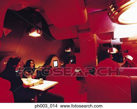 Diners at a cafe View Large Photo Image Picture - Diners at a cafe . Fotosearch