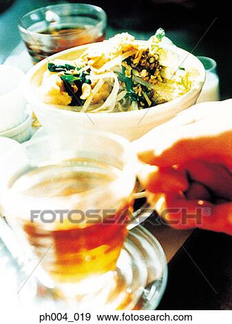Side dish and cup of tea View Large Photo Image Stock Photo - Side dish and cup of tea. Fotosearch