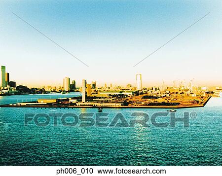 Aerial View of Tokyo Bay, Japan View Large Photo Image Stock Image - Aerial View of Tokyo Bay, Japan. Fotosearch