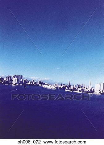 Aerial View of Tokyo Bay, Japan View Large Photo Image Stock Image - Aerial View of Tokyo Bay, Japan. Fotosearch