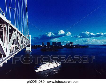 Tokyo Bay, Rainbow Bridge, Tokyo View Large Photo Image Stock Image - Tokyo Bay, Rainbow Bridge, Tokyo. Fotosearch
