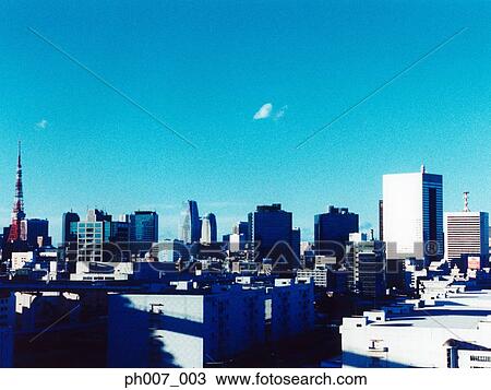 Minato-ku skyline, Tokyo, Japan View Large Photo Image Stock Image - Minato-ku skyline, Tokyo, Japan. Fotosearch