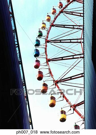 Portion of Ferris wheel, Odaiba, Tokyo, Japan View Large Photo Image Stock Photo - Portion of Ferris wheel, Odaiba, Tokyo, Japan. Fotosearch