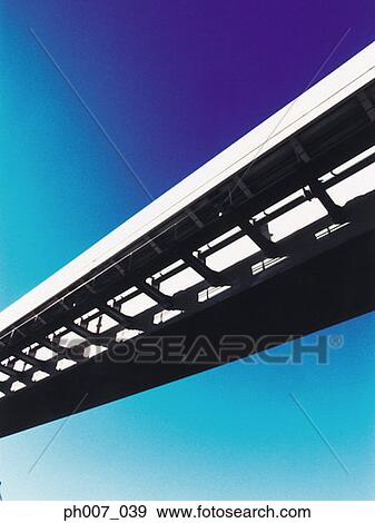 Railroad tracks on Rainbow Bridge, elevated view View Large Photo Image Stock Photo - Railroad tracks on Rainbow Bridge, elevated view. Fotosearch