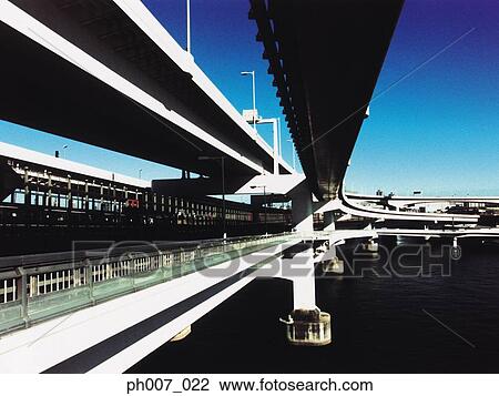 Rainbow Bridge, Tokyo Bay, Tokyo, Japan View Large Photo Image Stock Image - Rainbow Bridge, Tokyo Bay, Tokyo, Japan. Fotosearch