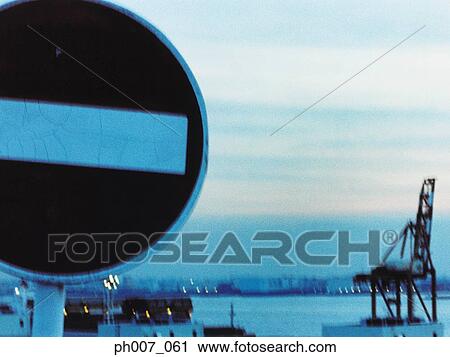 Stop sign, port at background, Tokyo Bay, Japan View Large Photo Image Stock Image - Stop sign, port at background, Tokyo Bay, Japan. Fotosearch