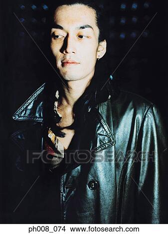 Picture - Portrait of an Asian man. Fotosearch