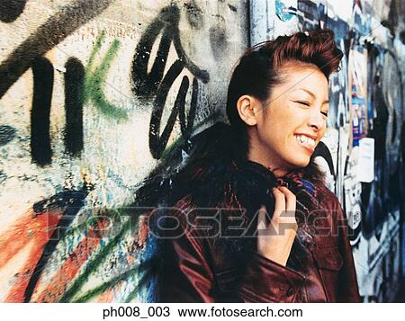 Portrait of woman smiling View Large Photo Image Stock Image - Portrait of woman smiling. Fotosearch