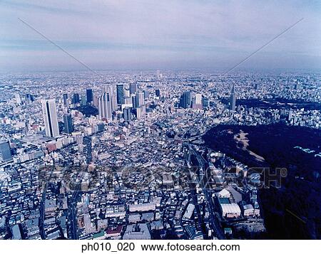 Aerial View of Shibuya-ku, Tokyo, Japan View Large Photo Image Stock Image - Aerial View of Shibuya-ku, Tokyo, Japan. Fotosearch