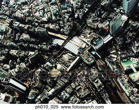 Aerial View of Shibuya-ku, Tokyo, Japan View Large Photo Image Stock Photography - Aerial View of Shibuya-ku, Tokyo, Japan. Fotosearch