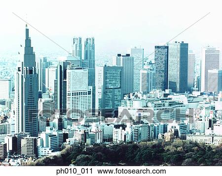 Aerial View of West Shinjuku, Tokyo, Japan View Large Photo Image Stock Image - Aerial View of West Shinjuku, Tokyo, Japan. Fotosearch