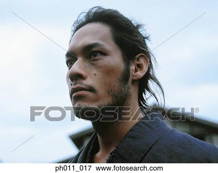 Close up of a Samurai warrior View Large Photo Image Stock Photo - Close up of a Samurai warrior. Fotosearch